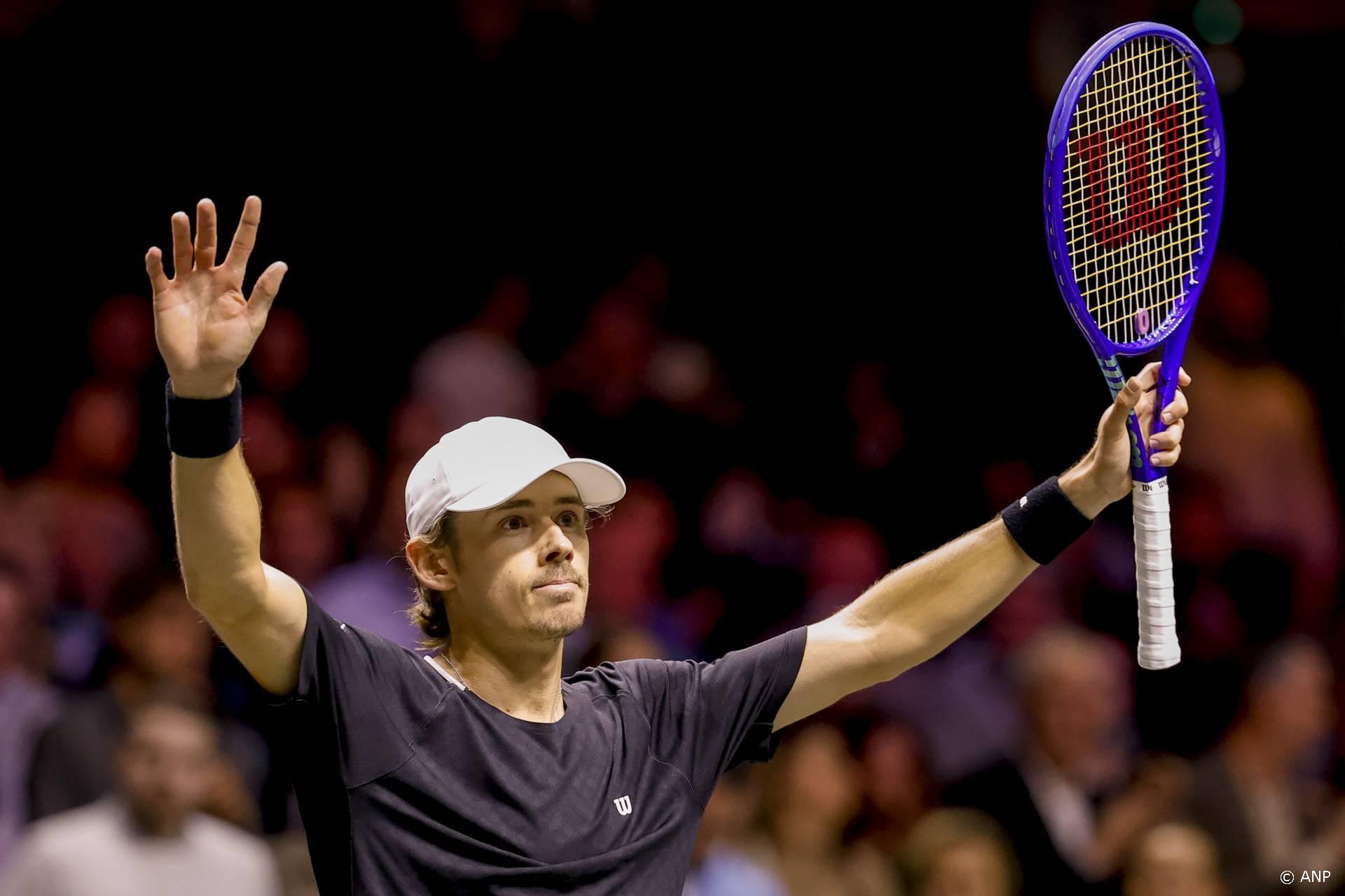Derde keer gelukkig: De Minaur pakt eerste titel in Rotterdam na 6-3 6-2 zege