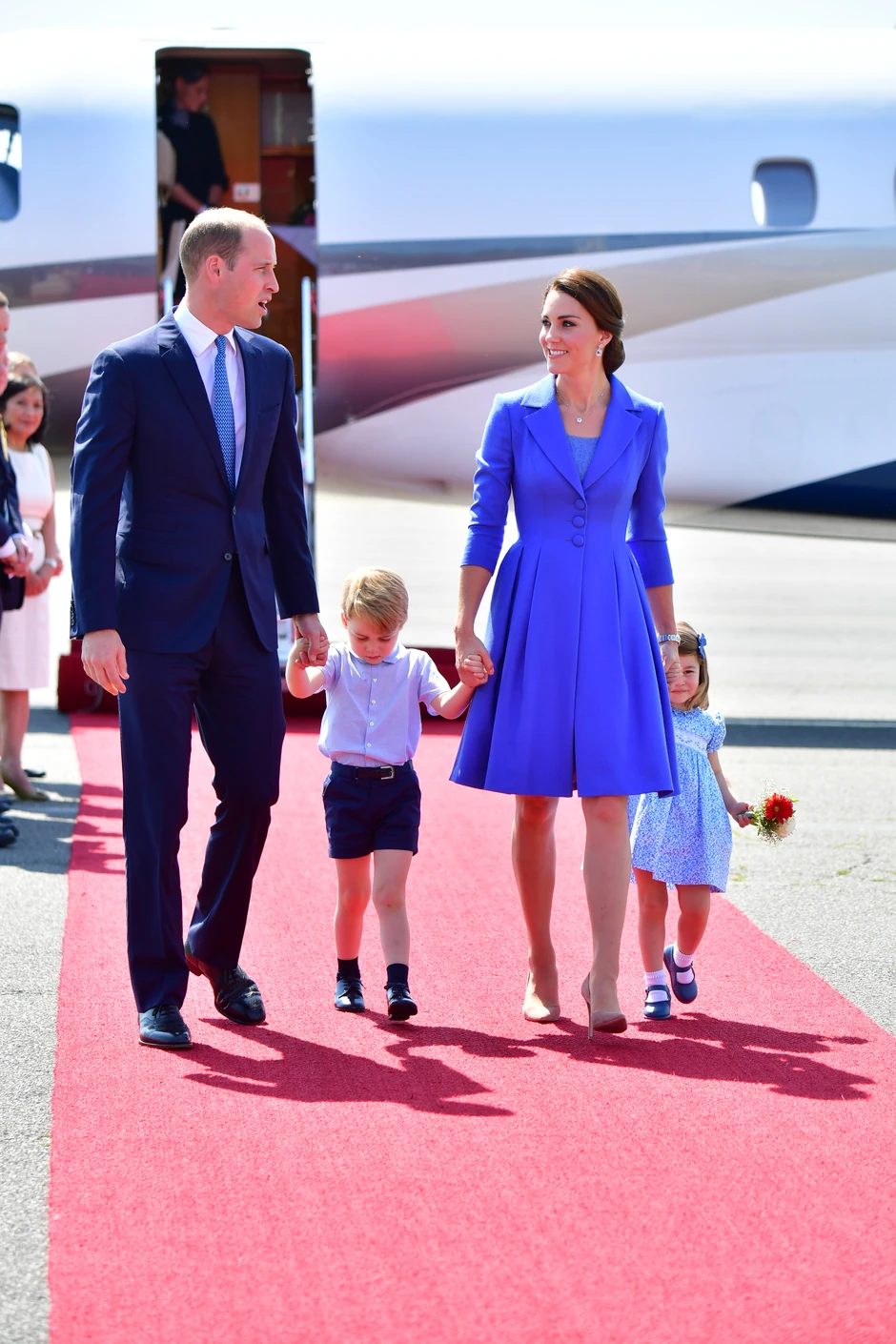 Britanski prinčevski par Vilijam i Kejt sa decom