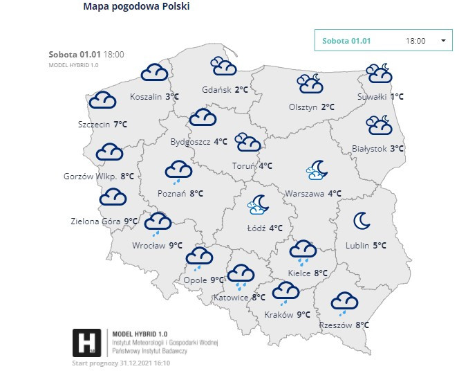 Deszczowa aura będzie utrzymywać się przez cały dzień