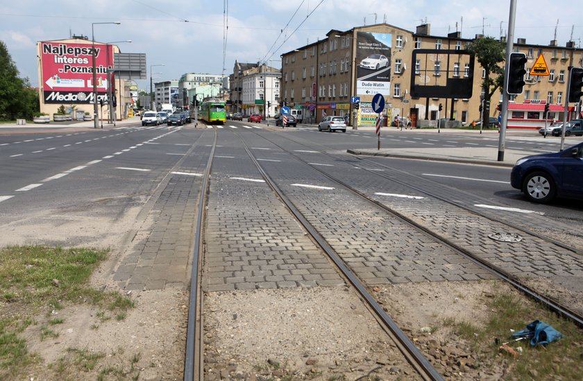 Skrzyżowanie ul. Głogowskiej ze Ściegiennego