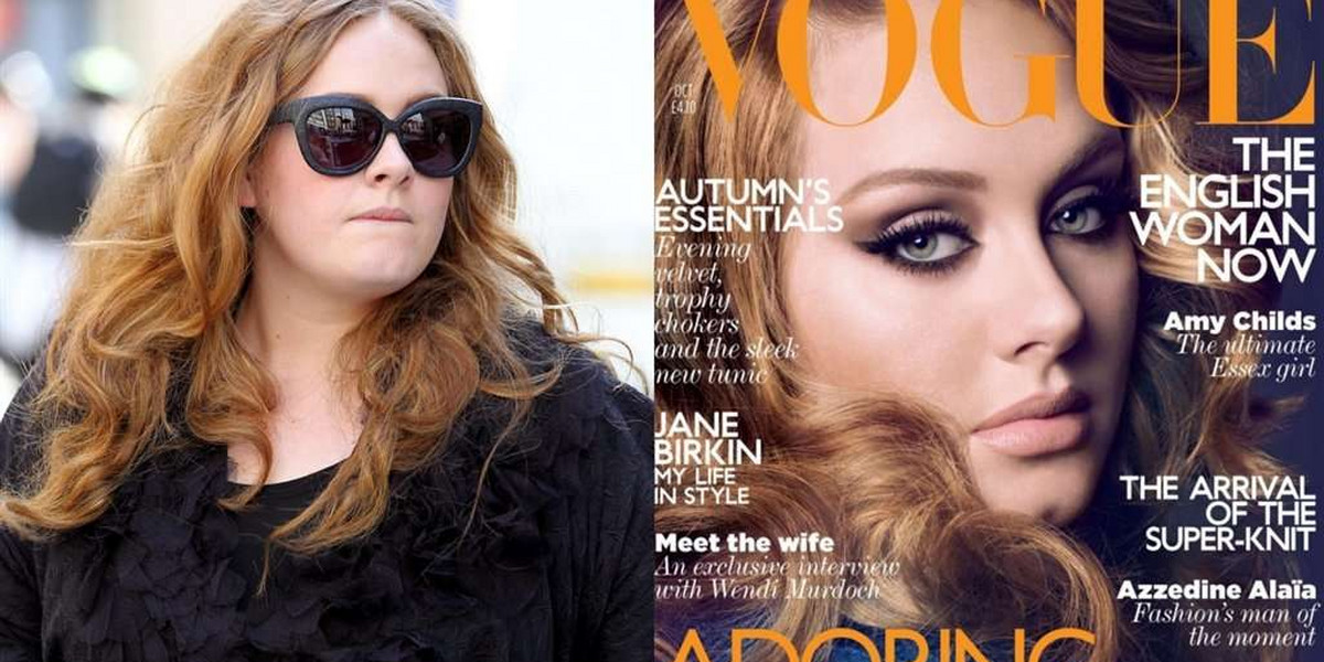Adele brytyjski Vogue 2011
