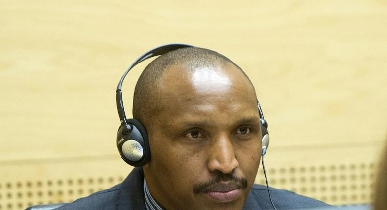 Rwandan-born warlord Bosco Ntaganda at the International Criminal Court in The Hague, The Netherlands on February 10, 2014