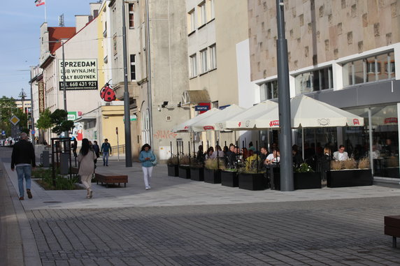 Otwarte ogródki gastronomiczne w centrum Gorzowa