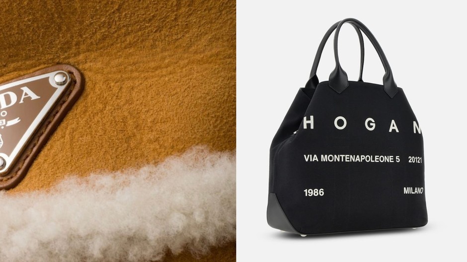Šešir Prada, torba Hogan