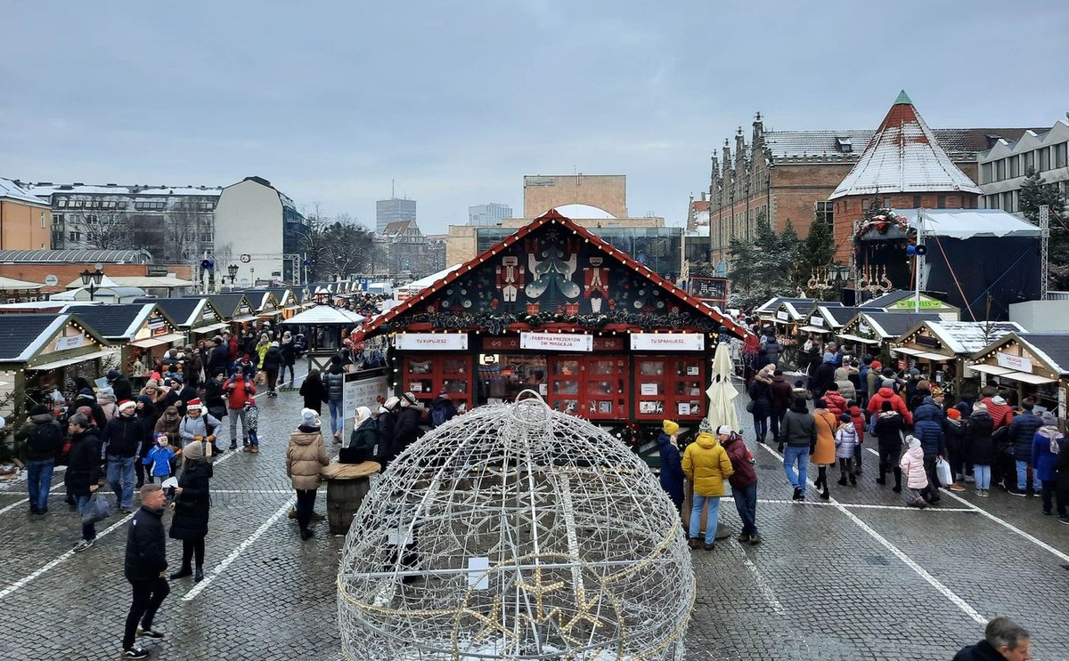Gdańsk, jarmark świąteczny, święt