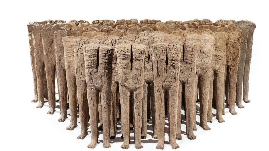 Magdalena Abakanowicz, "Tłum III"