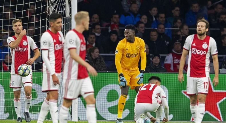 Ajax were knocked out of the Champions League on Tuesday after a 1-0 loss at home to Valencia