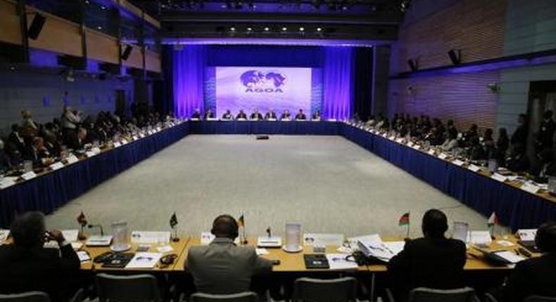 Representatives from various African nations gather at the opening session at the AGOA Forum during the US-Africa Leaders Summit in Washington August 4, 2014.