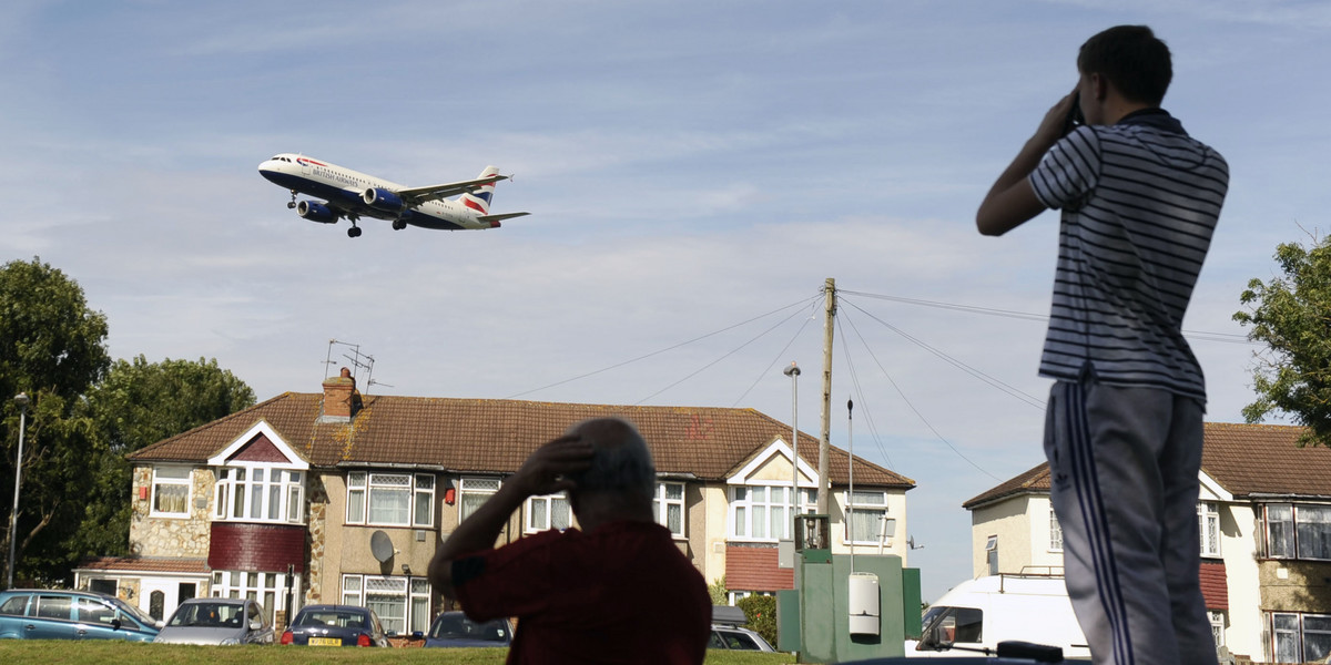 Myrtle Avenue, ulica nad która laduja samoloty na heathrow