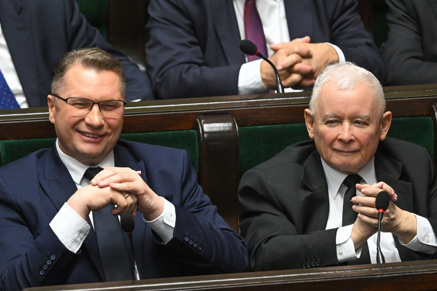 Przemysław Czarnek i Jarosław Kaczyński