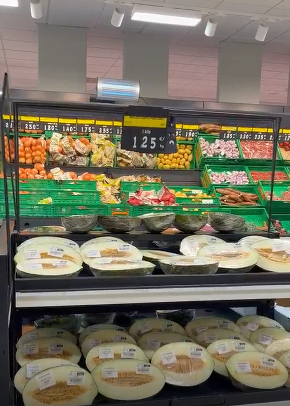 Cene voća i povrća u Španiji