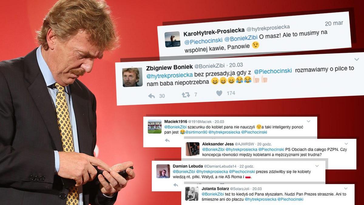 zbigniew boniek, twitter, seksizm, wpisy