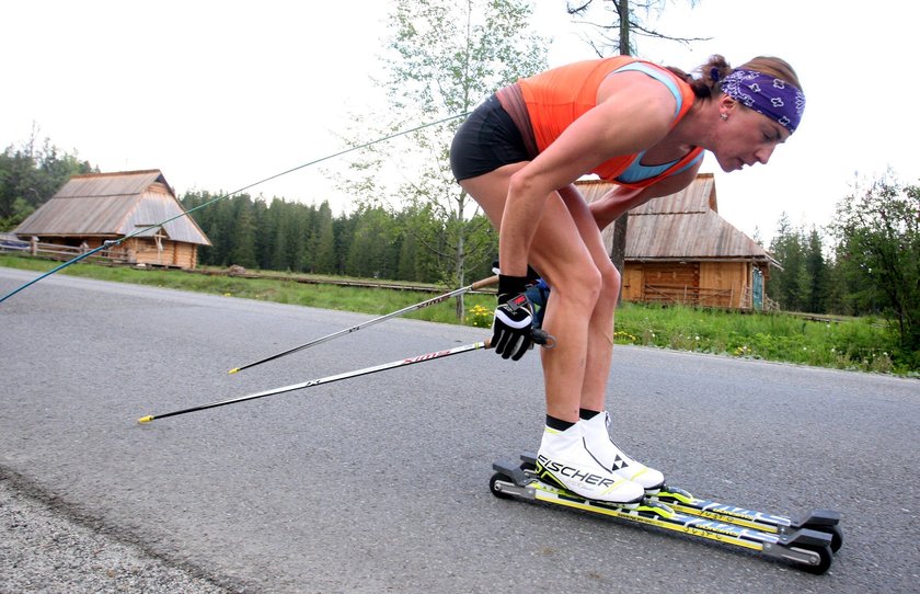 Justyna Kowalczyk trening