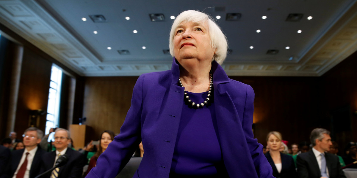 YELLEN: The Fed is focused on allowing the economy to 'coast and remain on an even keel'