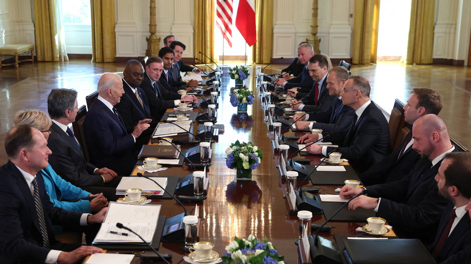 Spotkanie polskich i amerykańskich władz w Waszyngtonie, 12 marca 2024 r.