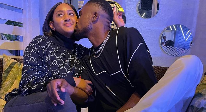 Nigerian comedian Josh2Funny and wife Bina [Instagram/BinaTaste]