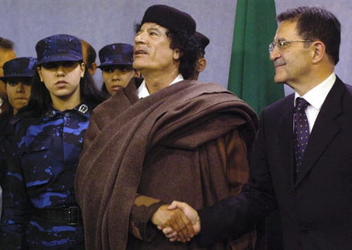 Muammar Kaddafi, fot. AFP