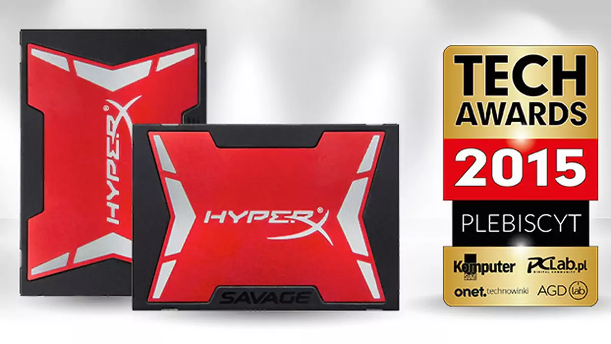 TechAwards 2015: Nagrody dla głosujących - Dysk HyperX Savage SSD 480GB