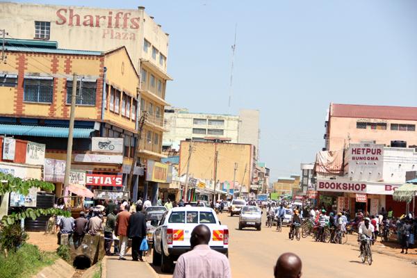 Bungoma town on a busy day 