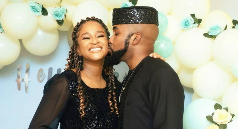 Banky W and Adesua Etomi gave a powerful sermon at the Waterbrook Church in Ikoyi (Instagram/Adesua Etomi)