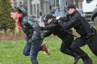 WARSZAWA PLAC ZBAWICIELA TCZA RUCH NARODOWY PROTEST