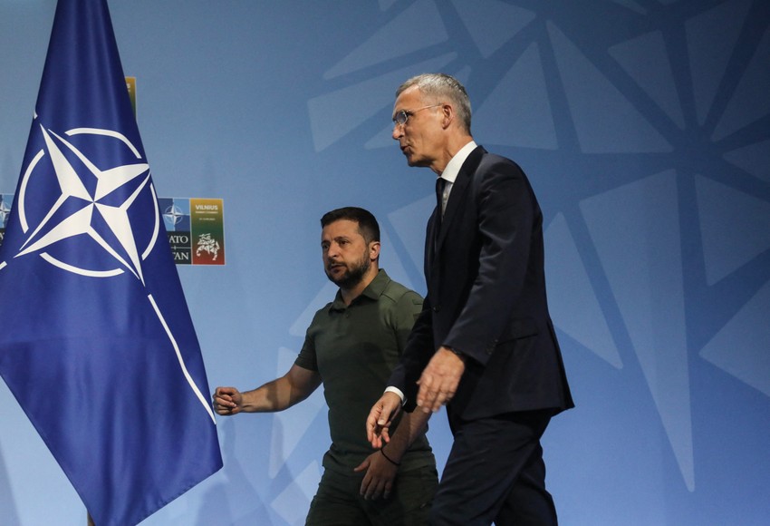 Volodimir Zelenski i Jens Stoltenberg