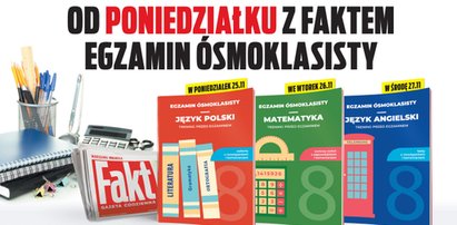 Egzamin ósmoklasisty z "Faktem". Od poniedziałku przykładowe testy i zadania