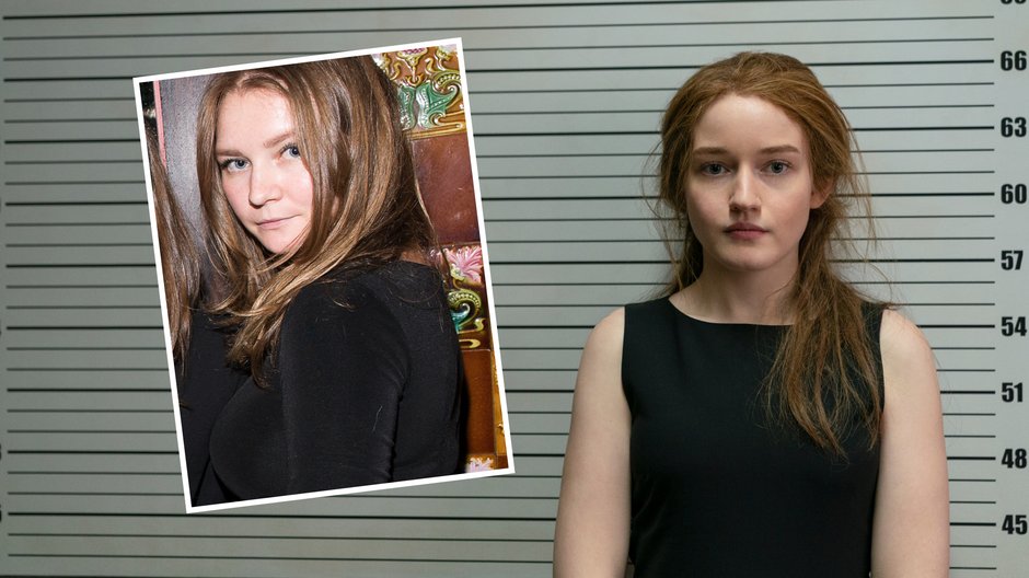 Anna Delvey i Julia Garner