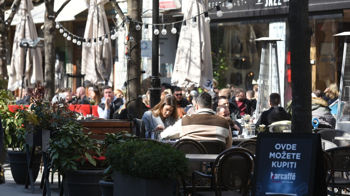 Kafić - ilustracija