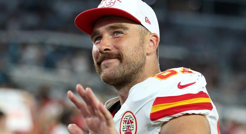 Travis Kelce is the highest-paid tight end in the NFL.Courtney Culbreath/Contributor/Getty Images