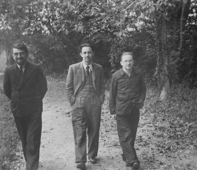 Henryk Zygalski, Jerzy Różycki i Marian Rejewski, którzy w 1932 r. złamali szyfr Enigmy