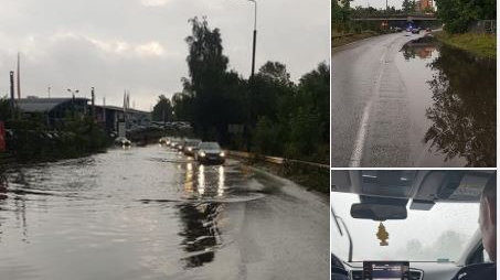 Pogodowy armagedon na Śląsku. Ulice wyglądają jak rzeki 