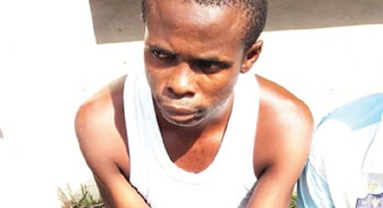 The suspected killer cop, Kingsley Iyeke