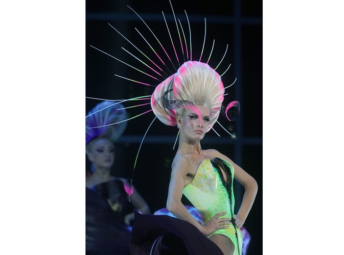 Pokaz fryzjerstwa w Moskwie