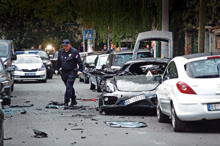Bomba ispod "poršea" Lazara Vukićevića