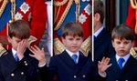 Potwornie znudzony książę Louis znowu skradł show na balkonie Pałacu Buckingham [WIDEO]