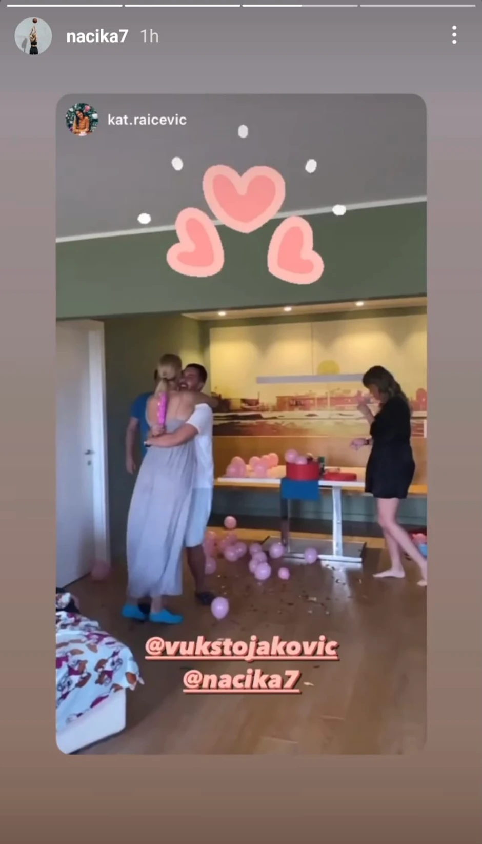 Nataša Kovačević, trudnoća