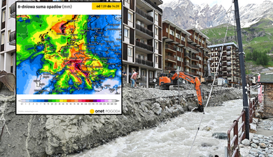 Europa szykuje się na falę gwałtownych ulew. "Potencjał do niszczących powodzi"