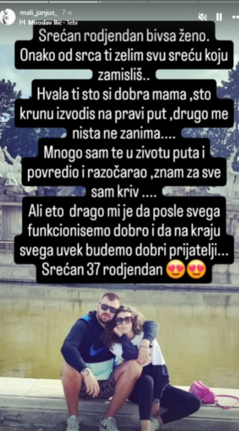 Janjuš čestitao Eni rođendan