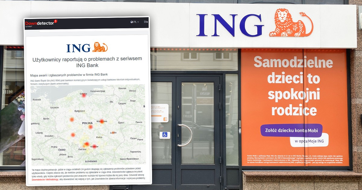 Awaria w ING Banku Śląskim. Od rana setki zgłoszeń o problemach z aplikacją mobilną
