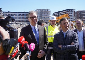 Aleksandar Vučić obilazi radove u okviru Ekspo projekta 