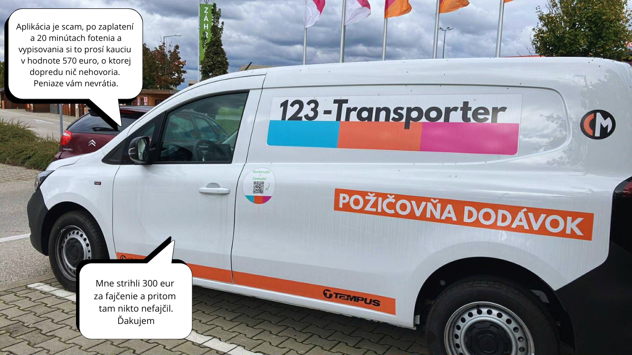 Sociálnymi sieťami sa šíria negatívne recenzie spoločnosti 123 Transporter.