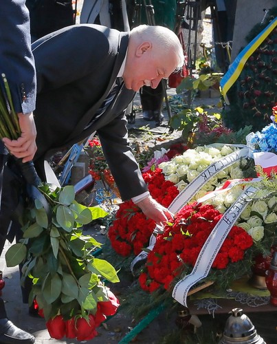 Lech Wałęsa na Majdanie