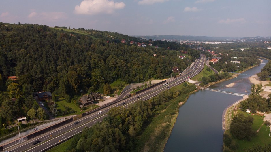 Myślenice — w tym miejscu kończy się obecnie S7 