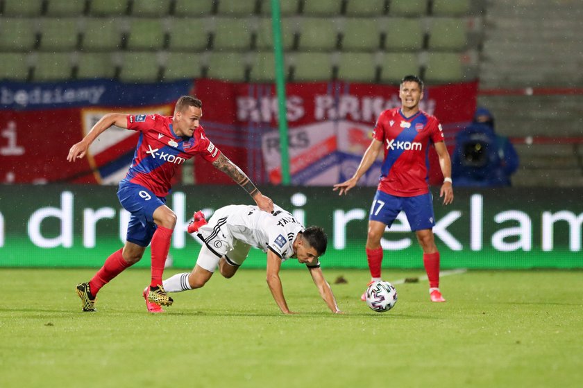 Pilka nozna. PKO Ekstraklasa. Rakow Czestochowa - Legia Warszawa. 22.08.2020