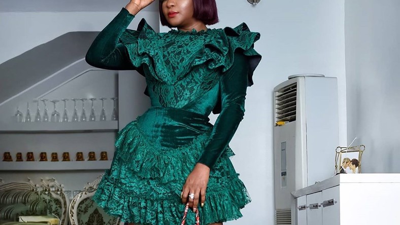 Here's how your faves are slaying in green outfits [Instagram/ Ini Edo]