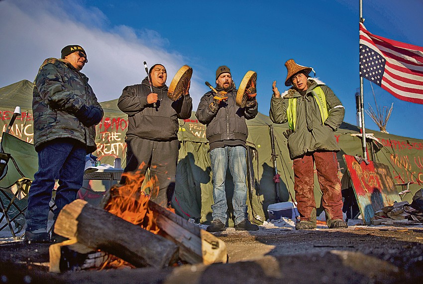 Članovi pokreta "Standing Rock"