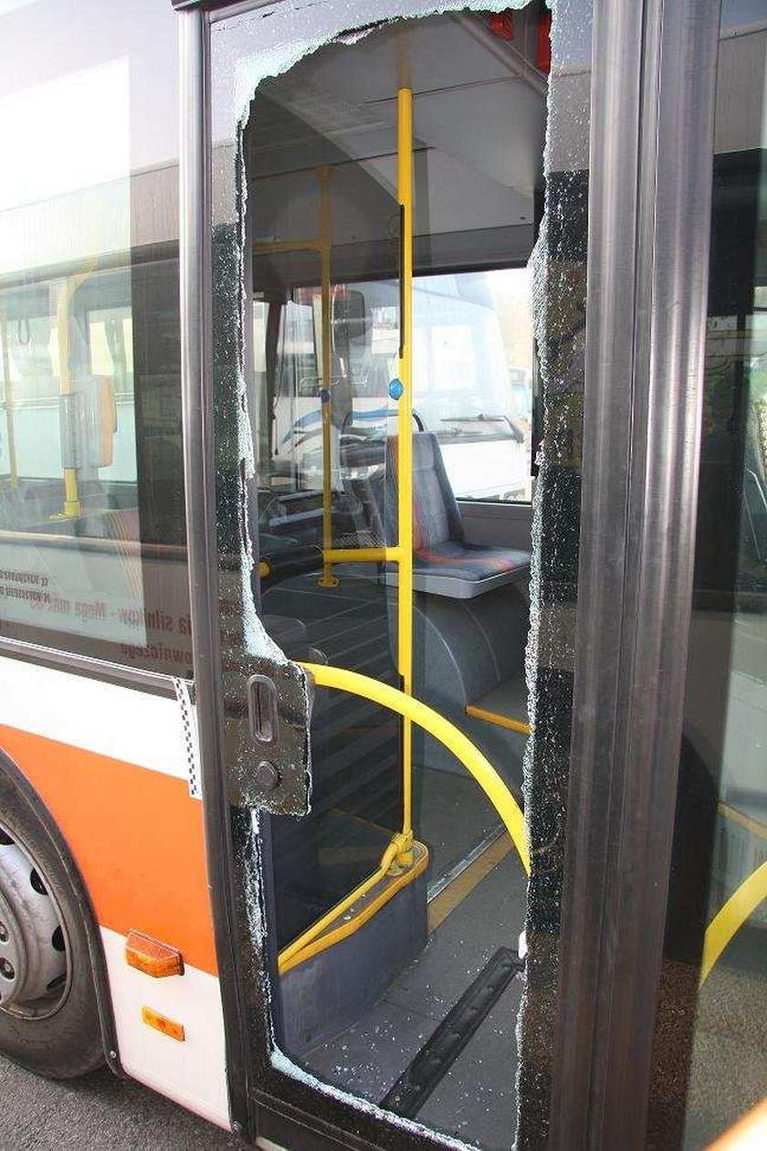 To oni obrzucili autobus kamieniami!