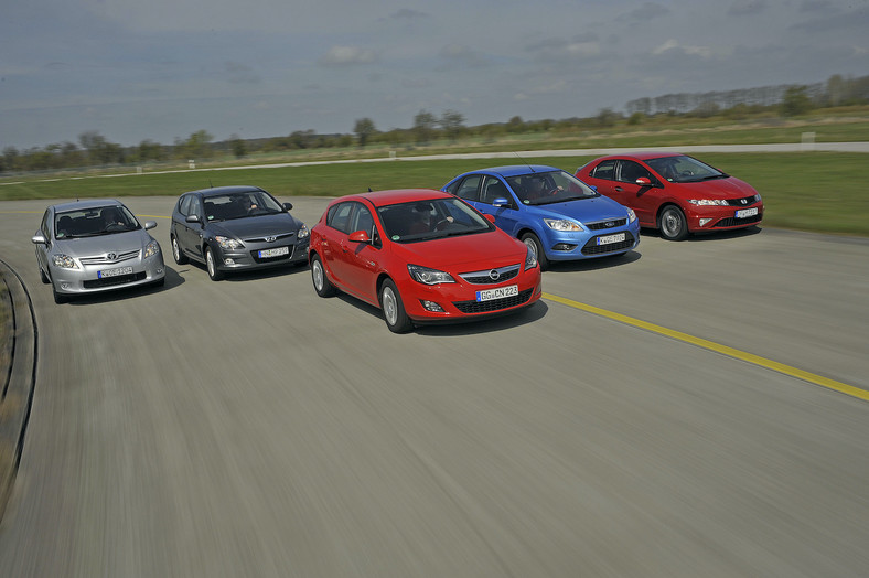 Porównanie: Honda Civic, Ford Focus, Hyundai i30, Opel Astra, Toyota Auris