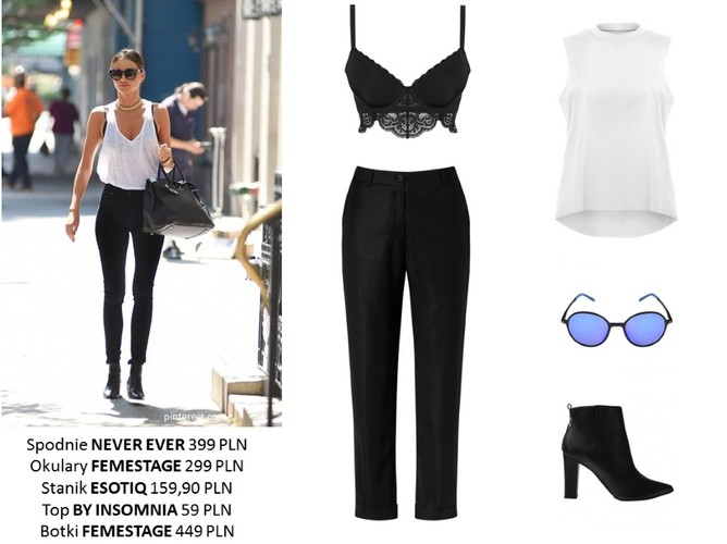 STYLIZACJE inspirowane zestawami Mirandy Kerr